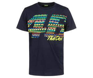 VR46 Valentino Rossi T-Shirt unisex blu, taglia 2XL