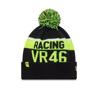VR46 Valentino Rossi Ufficiale New Era Vale Berretto Con Pom Pom Nero