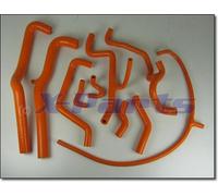 VR6 Golf 3 Tubo Flessibile Dell'Acqua Silicone Tubi Arancione Radiatore