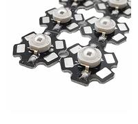 Vrabocry 10 chip LED ad alta potenza da 3 W a infrarossi (IR 850 nm/700 mA/DC 1,4 V - 1,8 V/3 Watt) SMD COB Light Emettitore Diodo Components Night Vision Beads con 20 mm PCB per CCTV fai da te