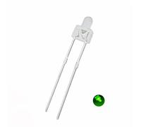 Vrabocry 100 pezzi lente superiore rotonda 2 mm blu bianco giallo rosso verde diodo LED illuminato illuminazione lampada lampada lampada elettronica componenti indicatore luce emittente (verde chiaro