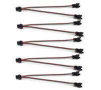 Vrabocry 5 pezzi da 15 cm 3 pin SM splitter JST maschio e femmina per WS2812B WS2811 SK6812 strisce LED