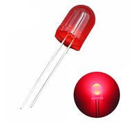 Vrabocry 50 pz 10 mm rosso diffuso LED luci diodi (lenti colorate rotonde DC 2V 20mA) lampadine di illuminazione componenti elettronici indicatore luminoso diodi