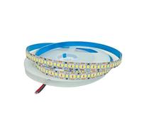 Vrabocry Striscia di luci LED bianche 6000 K 5 m 1200 LED 2835 SMD 12 V 240 led/m18000LM ultra luminoso LED flessibile corda luci per cucina camera da letto sotto-armadio corridoio scale illuminazione