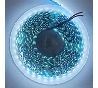 Vrabocry Striscia LED da 12 V, larghezza 5 mm, colore bianco, 6500 K, 5 m, 2835, IP20, 120 LED/M, 600 LED, striscia luminosa LED per camera da letto, cucina