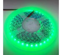 Vrabocry Striscia LED da 12 V, larghezza 5 mm, verde, 520 nm, 5 m, 2835, IP20, 120 LED/M, 600 LED, striscia luminosa LED per camera da letto, cucina