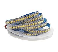 Vrabocry Striscia LED da 12 V, luce bianca calda, 3000 K, 5 m, 2835, IP20, 240 LED/M, 1200 LED, super luminosa, striscia luminosa LED per camera da letto, cucina