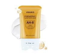 VRAIKO AH-8 Neck Firming Cream, 2 in 1 Gua Sha Neck Cream Roller con AH8 & Ceramide NP, Nourish Hydrate Double Chin for Face Lift, Jawline & Sagging Skin