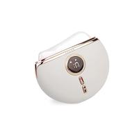 VRAIKO Aurora LED Gua Sha Device, Jade Stone Gua Sha Facial Tool with Heat and Vibration, Face Massager for Anti-Aging Wrinkles Puffiness Skin Rejuvenation and Toning (White Jade)