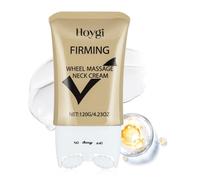 VRAIKO HOYGI Collagen Firming Neck Cream, 2 in 1 Guasha Neck Moisturizer con Double Rollers, Collagen and Hyaluronic Acid, for Saggy Skin, Double Chin, Face Lifting