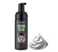 VRAIKO SADOER Tattoo Soap, Aftercare Foam Cleanser per tatuaggi, 150 ml, sapone detergente con olio d'oliva e centella Asiatica per nuovi tatuaggi e piercing essenziali per tatuaggi