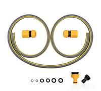 VReder Piccolo set di collegamento per tubo flessibile per avvolgitubo da giardino, tubo flessibile da 1/2 "con connettori per tubi e connettore per rubinetto 2 in 1, collegare il rubinetto al