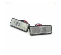 VREFOEAX 2 luci posizione a LED da 12 V indicatori direzione luci posizione laterali posteriori per auto camion rimorchi camper moto barche. Luci Posteriori Laterali(2pcs White)