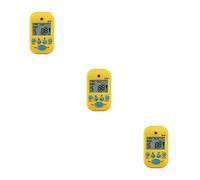 vreplrse 3 Set di Mini LCD Clip-on Digital Metronome Waist Book Tuner Pratico Tune Music Instrument Recorder Chitarra Basso Giallo, Giallo 3Insieme