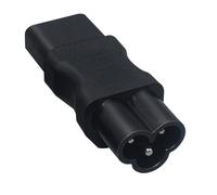 vreplrse Adattatore di prolunga di alimentazione convertitore a 90 gradi da C6 a IEC320 C13, presa maschio-femmina 250 V. Assicurarsi che il dispositivo che utilizza l'adattatore