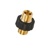 vreplrse Adattatore per idropulitrice in ottone massiccio, attacco rapido M22 da 14 mm, robusto e durevole, adatto per le esigenze di lavaggio auto, adattatore per tubo flessibile