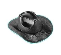 vreplrse Cappello da cowboy a LED portatile con Per tesa larga per eventi casual e viaggi all'aperto Cattura l'attenzione ovunque tu vada Cappello da cowboy