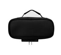 vreplrse Cassaforte portatile Astuccio compatto in latta con blocco codice Blocco password Astuccio per matite di grande capacità Scatola con chiusura a chiave in tessuto, UN