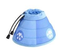 vreplrse Collare a cono per animali domestici, collari per gatti e cani, regolabile, anti-, comodo collare per il collo per il recupero dopo gatto, cono morbido che impedisce al gatto di leccare,