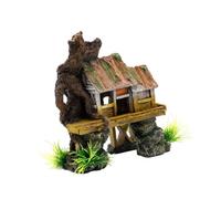 vreplrse Decorazione per Grotta, casa E, Grotta Betta, rifugio per Acquario, Acquario, Pesci Artificiali, casa per rettili, rifugio, Decorazione per, Decorazioni in Resina per Castelli, Decorazioni