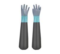 vreplrse Guanti da giardinaggio lunghi impermeabili con maniche lunghe adatti per la pulizia del giardinaggio e altre attività legate all'acqua, in gomma, riutilizzabili, fino al gomito