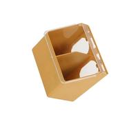 vreplrse Mangiatoia versatile per uccelli, scatola sospesa, mangiatoia per acqua e cibo, scatola sospesa per pappagalli, parrocchetti, per uccelli, non sporca, custodia per riporre gli accessori per