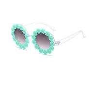 vreplrse Occhiali da sole per bambini Montature in plastica durevoli con lenti resistenti ai graffi Occhiali da sole per ragazze Età 6-8 Occhiali da sole per bambini Ragazze, verde