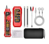 vreplrse Tester per cavi di rete RJ11 e tester per cavi di scansione con funzione avviso bassa tensione per operazioni affidabili LAN rete RJ 45 RJ11