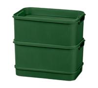 vreplrse Vassoio per germogli Innovativo, Facile da Pulire ed Ecologico, Vassoio per germogli di soia, germogliatore di Semi Come Piselli, Contenitore per la Coltivazione, Verde Intenso, 23x16x24cm