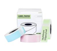 vretti Etichette autoadesive, etichetta Maker carta termica autoadesiva per casa, cucina, ufficio e dispense (Bianco + Blu + Rosa, 50 * 14mm)