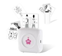 vretti Mini stampante TP2-Y per adesivi, mini stampante fotografica compatibile con Android e iOS, stampante termica portatile per iPhone, lavoro, elenco, appunti, diario, foto, viaggi fai da te