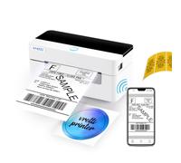vretti Stampante Etichette WIFI, Stampante Termica 4x6, con 20 rotoli di carta termica, Adatto Alle Piccole Imprese per Stampare Etichette di Spedizione,Compatibile con Amazon, DHL, UPS