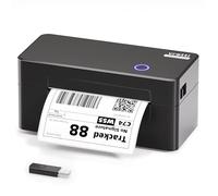 vretti Stampante termica per etichette USB, D402B Stampante per etichette di spedizione Macchina 4x6 per la spedizione di pacchetti,Compatibile con Amazon, DHL, Etsy, Shopify, eBay, UPS & FedEx