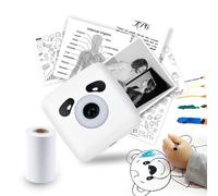vretti Stampante termica portatile TP6S, mini stampante tascabile Bluetooth compatibile con Android e iOS, stampante tascabile wireless 300DPI per elenchi di lavoro iPhone, appunti, diario, viaggi