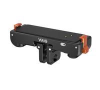 VRIG AC-39 - Supporto magnetico a sgancio rapido per Insta 360 GO 3/GO 3S, adattatore action camera con porta di ricarica, filettatura da 1/4" e supporto a 2 punte, per treppiedi e bastoncini per