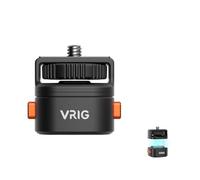 VRIG Claw Mini Quick Release Piastra Treppiede QR Fotocamera Mount Adapter Kit Quick Setup Kit con vite da 1/4" per action camere/treppiedi/monopiede / Insta360 X5 X4/DJI Osmo 360
