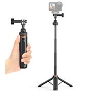 VRIG Mini treppiede da 40 cm per action camera, testa regolabile a 360°, impugnatura portatile Vlog per DJI Osmo Action 6/5 Pro/4/3, Insta 360 Ace Pro 2/Ace, Go Pro Hero 13/12/11/10/9