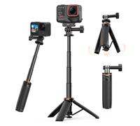 VRIG TP-35 Action Camera Selfie Stick Treppiede con One Touch Deploy, 30 cm Leggero Portatile Automatico Treppiede Compatibile con DJI Osmo Action 6/5 Pro/ 4, Insta360 Ace Pro 2, GoPro Hero 13