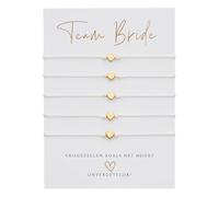 Vrijgezellenfeest - Set di 5 bracciali minimalisti in macramè, accessori per vrijgezellenfeest vrouwen