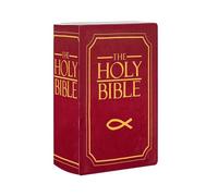 Vriusi Bible Pillow Book Plush, Stuffed Holy Bible Pillow, Cofortable Holy Bible Pillow, Soft Bible Pillow Book Plush, Bible Pillow That Opens, Peluche Bible Pillow, Religious Pillow Book