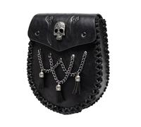 Vriusi Borsa a Banana retrò, medievale | portamonete in pelle PU - supporto per telefono, borsa da cintura portatile, migliora il tuo Cosplay rinascimentale di Halloween, Fbg201bk, Se référer