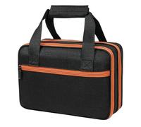 Vriusi Borsa per attrezzi, organizer per tester elettrico, borsa per attrezzi meccanici di grande capacità, borsa per attrezzi da elettricista portatile, borsa organizer per attrezzi per tester e kit