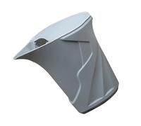 Vriusi Caffettiera portatile, caffettiera in silicone a tre velocità con percolatore fatto a mano, pentola senza maniglie, teiera per la preparazione del caffè per viaggi e casa, ideale per una comoda