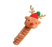 Vriusi Christmas Hair Ties, Spiral Elastic Hair Scrunchies, Holiday Hair Ties, No-Damage Coil Hair Ties, Christmas Scrunchies, Elastic Ponytail Holders,