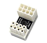 Vriusi Connettore angolare GPU a 180 gradi - Adattatore angolare GPU 8P per una gestione efficiente dei cavi - Connettore GPU in metallo resistente all'usura per, uso quotidiano e workstation