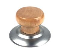 Vriusi Cooking Pan Lid Knob, Wooden Pot Lid Knob, Multifunctional Lid Knob, Kitchen Cookware Lid, Household Lid Knob, Pan Lid Knob for Woks, Knob for Saucepans, Wooden Lid Knob for Cookware