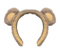 Vriusi Cute Plush Bear Ears Headband, Face Wash Headband, Fuzzy Makeup Headband, Super Cute Cartoon Face Wash Hairpin, Cute Soft Headwear for Cosplay, Christmas Makeup Washing Face Costume