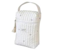 Vriusi Diaper Organizing Pouches, Cartoon Pacifier Bag, Quilted Baby Organizer, Soft Bottle Storage Bag, Cute Wipes Organizer, Baby Storage Pouches, Feeding Bottle Bag, Travel Diaper Pouches, Baby Pa,