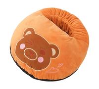 Vriusi Electric Heated Foot Warmer, Cartoon Electric Foot Warmer Slippers, USB Fast Heating Pad, Non slip Under Desk Heater, Soft Flannel Foot Warming Slippers, Feet Heating Machine For Home