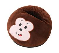 Vriusi Electric Heated Foot Warmer, Cartoon Electric Foot Warmer Slippers, USB Fast Heating Pad, Non slip Under Desk Heater, Soft Flannel Foot Warming Slippers, Feet Heating Machine For Home